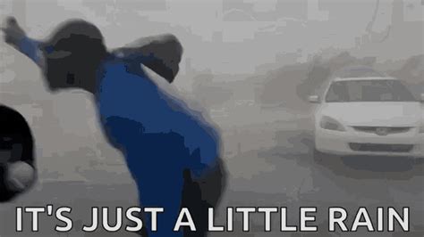 Cool Colored Hair Guy Dancing In The <strong>Rain GIF</strong>. . Rain gif funny